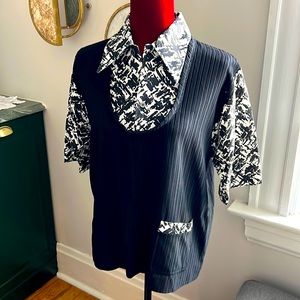 Polyester color vest.  80’s